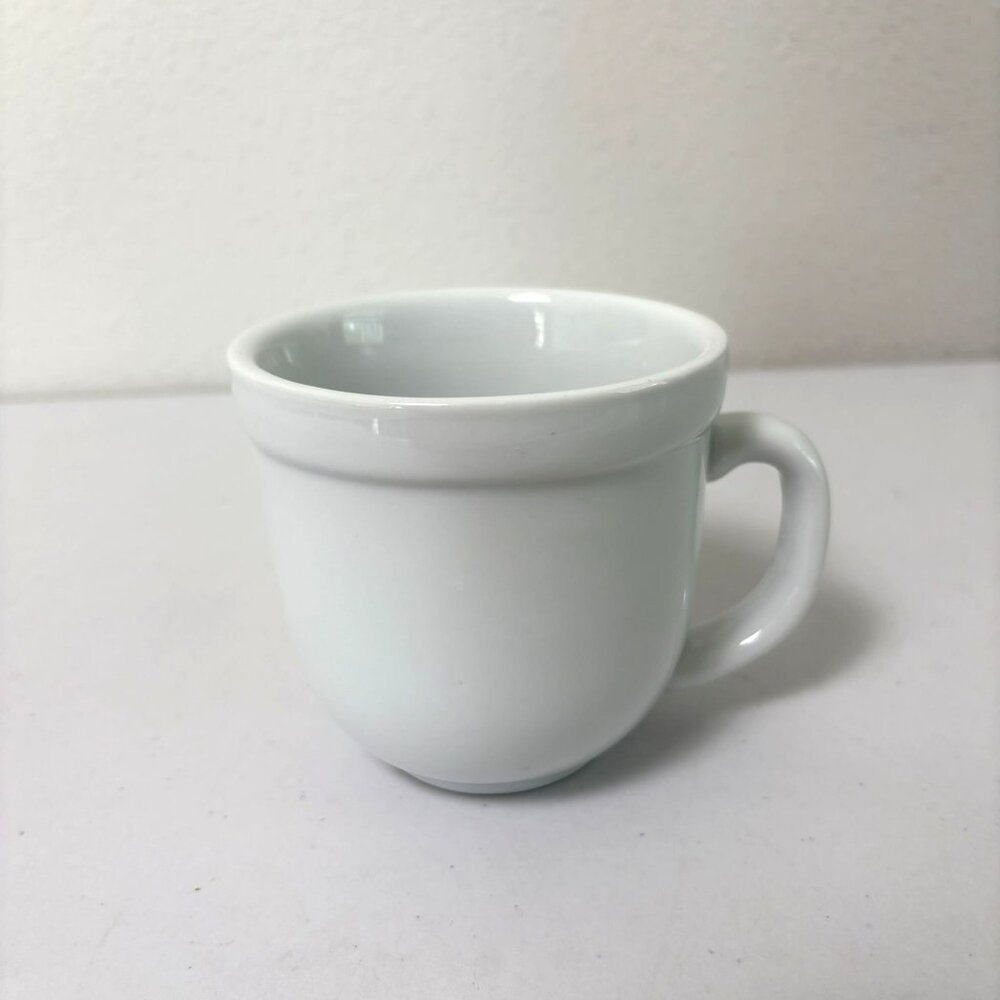 Pottery Barn Suppertime White Ceramic‎ Coffee Tea Mug Cup